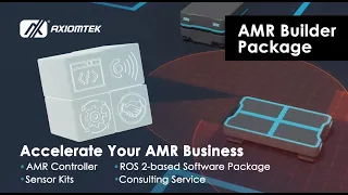 Axiomtek's AMR Builder Package - ROS 2 Based AMR Turnkey Solution