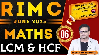 RIMC Math HCF and LCM | RIMC Online Coaching | RIMC June 2023 | RIMC Online Classes | Pune | Lucknow