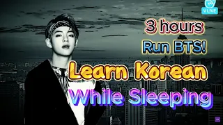 3 hours  |  Run BTS!  Learn Korean While Sleeping | Learn Korean with BTS