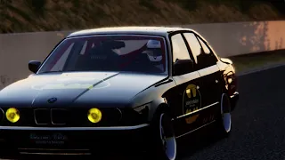 BMW E34 540i V8 M60B40 drift setup Assetto Corsa