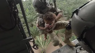 Black Hawk Helicopter Crew Saves Little Girl From Floodwater In Honduras