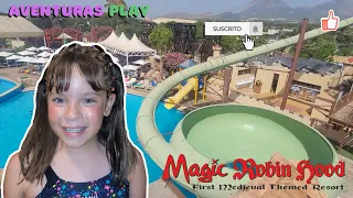 Magic Robin Hood - Benidorm - Toboganes, Restaurantes Buffet, Parque Infantil - 4K