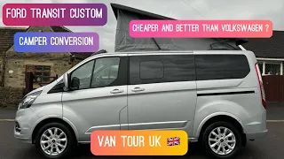 Ford Transit Custom Camper Van Conversion Tour - Better Alternative To Volkswagen ?