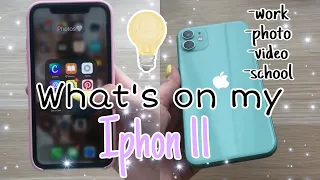 ЧТО В МОЕМ АЙФОНЕ 11??? / what's on my IPHONE 11 / приложения для учёбы / где я монтирую видео?