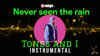 Tones And I - Never Seen The Rain ( PURE INSTRUMENTAL )