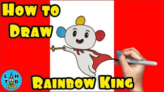 How to Draw Rainbow King Step by Step