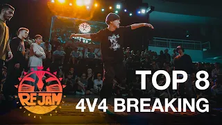 Predatorz VS Rock Force Crew | TOP8 | 4V4 Breaking | Radikal Forze Jam 2023