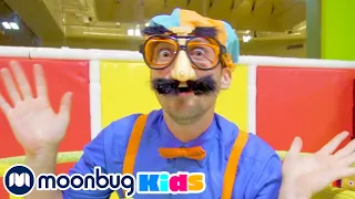 BLIPPI  Learns the 5 Senses! | ABC 123 Moonbug Kids | Educational Videos