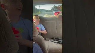 CRAZY KID'S HILARIOUS CAR RIDE ANTICS! 🚗😂  #viral #trending #kids