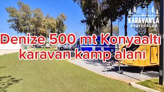 Antalya Büyükşehir belediyesi konyaaltı karavan kamp alanı