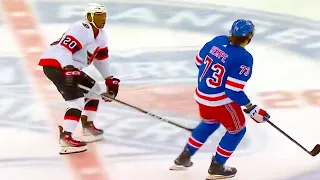 Bokondji Imama Instigates Matt Rempe (FULL CLIP) Rangers vs Senators | NHL Highlights