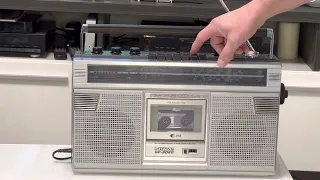 SHARP GF-6060 Radio cassette recorder