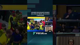 Eduardo Bolsonaro aparece em jogo do Brasil no Catar e é criticado