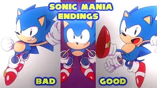 Sonic Mania: Good And Bad Endings