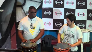 WORKSHOP CARA DE COBRA "CONVERSA DE TAMBORES"  E LANÇAMENTO DO TIMBAL SIGNATURE SP - PARTE 2