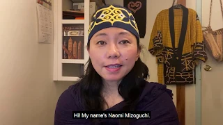 Video Message from Naomi Mizoguchi ("Ainu - Indigenous People of Japan") // 20th Nippon Connection