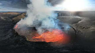 #Fagradalsfjall Volcano 4K - June 14, 2021 Long Cut - No added narration version