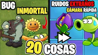 20 COSAS INCREÍBLES que DEBES DE SABER en Plantas Vs Zombies 2