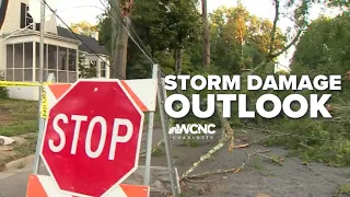Severe storms leave behind damage as NWS confirms EF0 tornado in Charlotte area