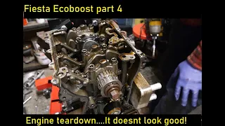 Ford Fiesta 1.0 Ecoboost engine rebuild part 4-   Engine strip down