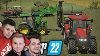 WRACAMY do GRY 😱 Sianokosy na serii z LIVE 🔥 Od Koszenia aż po Zbiór  🌾 FS22 MP MafiaSolecTeam