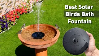 Best Solar Birds Bath Fountain for you | Solar Fountain for Garden