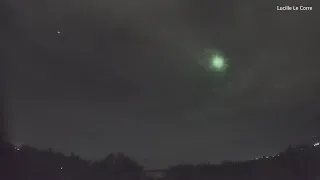 Rooftop camera in Tucson captures green fireball streaking across Arizona sky