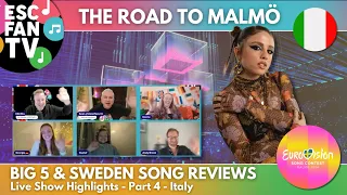 ESC Fan TV - Song Reviews | Italy - La Noia, Angelina Mango - The Road To Malmö