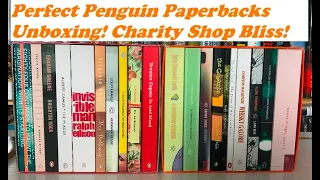 Pristine Penguin 'A Format' Charity Shop Finds Unboxing: Modern Classics Galore! #booktube