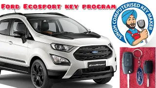 #Ford #EcoSport #All #key #lost key #programming 2012 to 2019 model id 63/80 bit #ignition key