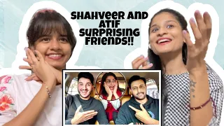 Shahveer Jafry Vlogs Reactions | ATIF ASLAM SURPRISING MY FRIENDS | Indians Reactions!!!