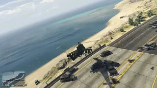 GTA Online Gameplay | Flying the Savage and Killing a Griefer