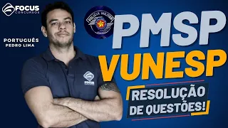 🚨PMSP 2023 | QUESTÕES VUNESP | Português com Pedro Lima