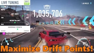 Need For Speed Payback, HOW TO: Maximize Drift Score + 1,000,000 Point Run!
