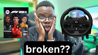 Is the Logitech G923 broken for good in F123?? Budget wheel is not FULLY supported anymore.