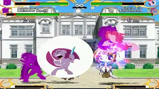 Mugen - Applejack and Rainbow Dash vs Pinkie Pie and Pinkamena Diane Pie