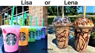 LISA OR LENA 💗 - TASTY DRINKS -🍻 PART 4 @helena035