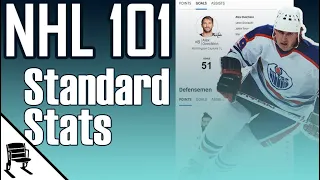 Intro to Standard Stats, Goals, Assists, Points and More | NHL 101