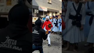 The hero of film JATTA DOLIE NAA promotes gatka not only on reel but also in real life! #gatka #fyp