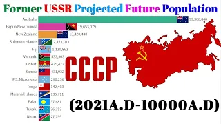 Former USSR Projected Future Population (2021-10000) Post Soviet Union Countries population