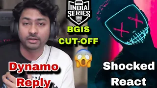 Danger Shocked React This 😱 BGIS Cut-off 🔥 Dynamo Reply 🐉