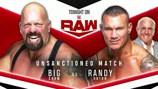 Big Show Vs Randy Orton - Unsanctioned Match - WWE Raw 20/07/2020 (En Español)