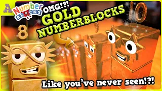 GOLDEN Numberblocks Puzzle Maze? Octoblock, 10, 7, 5 & more in gold First Ever!