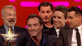 Johnny Depp, Eddie Redmayne, Jude Law & Colin Farrell from Fantastic Beasts 2 on Graham Norton