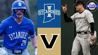 Indiana State vs #9 Vanderbilt Highlights | 2024 College Baseball Highlights