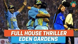 India vs England at Kolkata 1st ODI 2002 Highlights | Historic Victory in Full house Eden Gardens