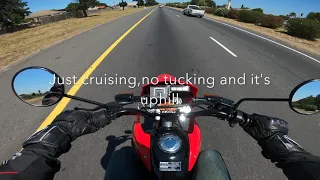 Can you ride a Honda XR125l on the highway. Is it powerful enough, can it keep up and is it safe?