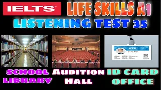 IELTS Life Skills A1 Listening | Test 35 | 2021 | By TFLS