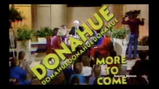 "Donahue" with Jane Pauley, Maria Shriver, Connie Chung, Carol Simpson & Rita Flynn (12/4/85)