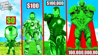 UPGRADING POOR GREEN IRONMAN TO RICH GOD GREEN IRONMAN IN GTA 5